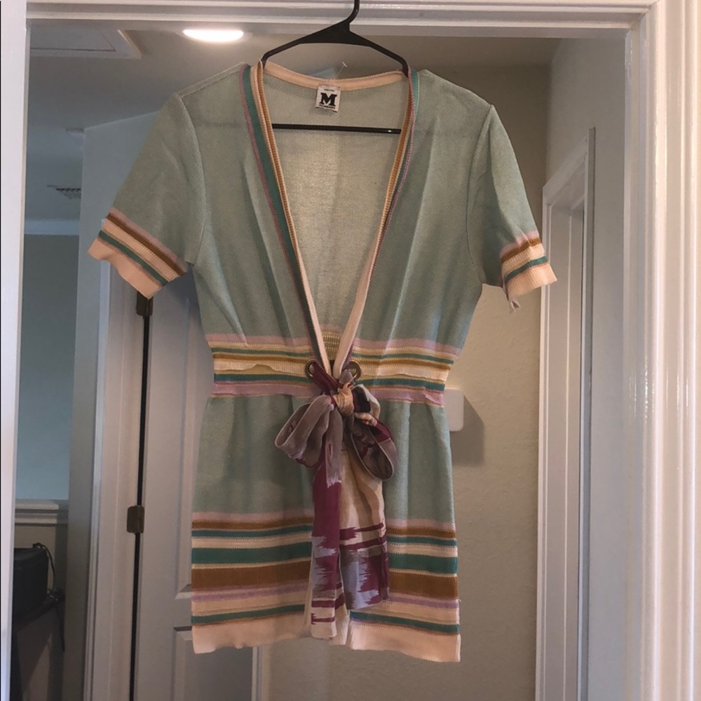 Missoni sweater with tie included